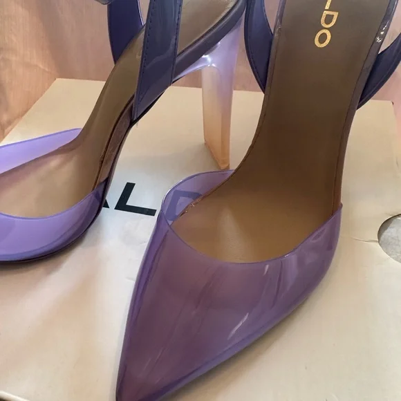 Aldo Lavender Strappy Heels - Picture 3 of 8
